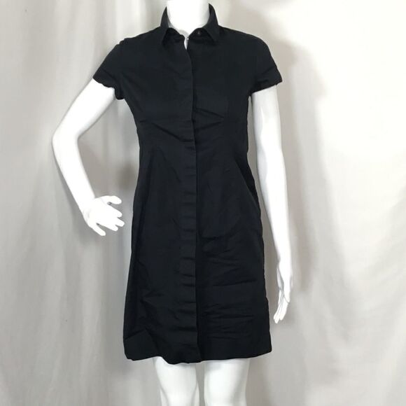 Banana Republic Cap Sleeve Button Down Dress (D13) - Picture 1 of 7